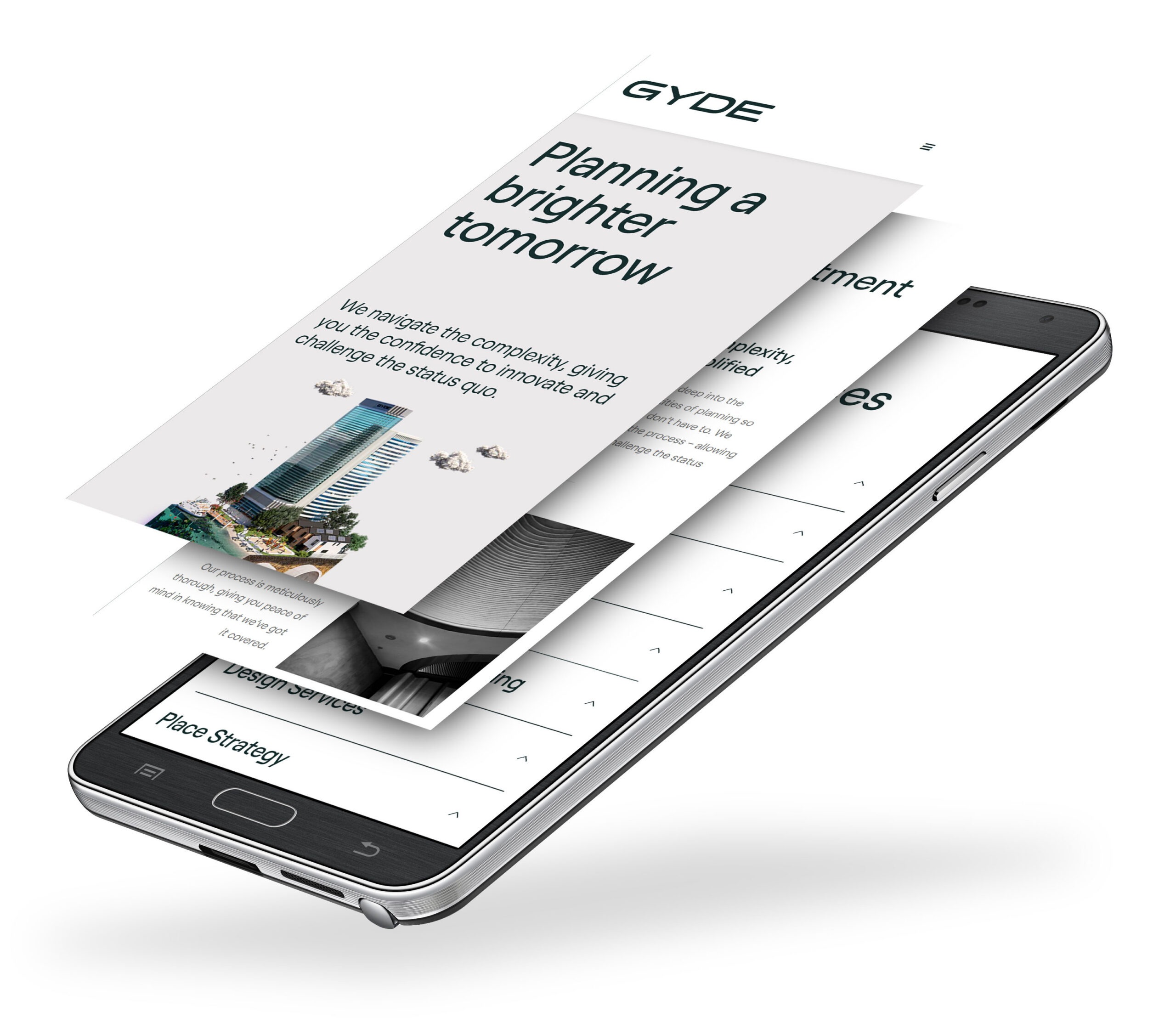 Gyde Consulting Website Redevelopment Project Mobile View Gyde Consulting Website Redevelopment Project Mobile View